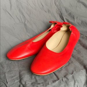 Everlane Ballet Flat Day Glove size 9 in Red